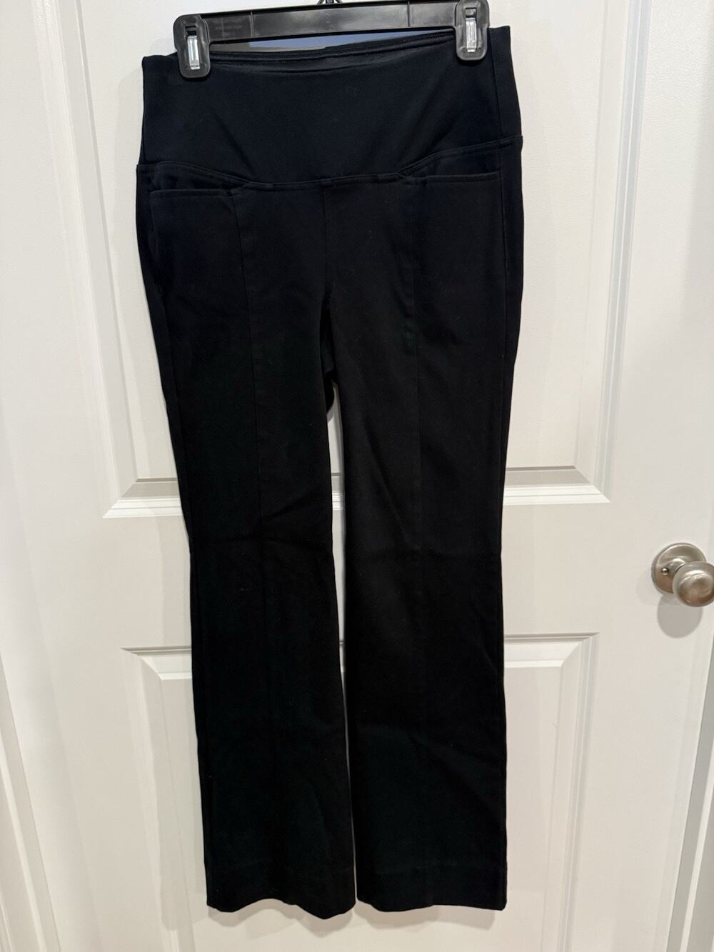 J. Jill Wearever Collection Black Straight Leg Ankle Pants Sz XS Stretch